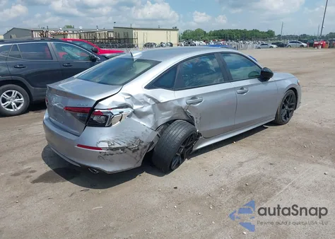 2023 Honda Civic Sport из США, поврежденный, VIN 2HGFE2F53PH500851